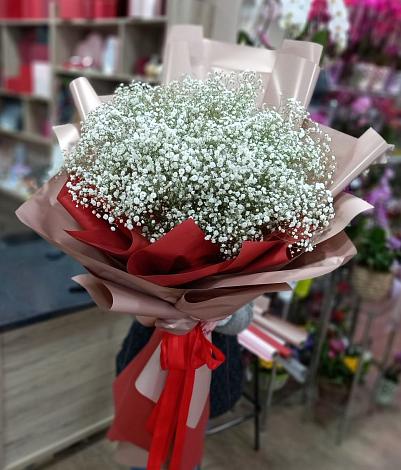 Букет цветов из: Гипсофила в Быкогорке