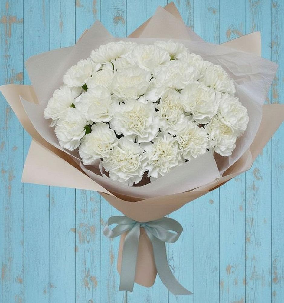 Букет цветов из: Гвоздики в Быкогорке