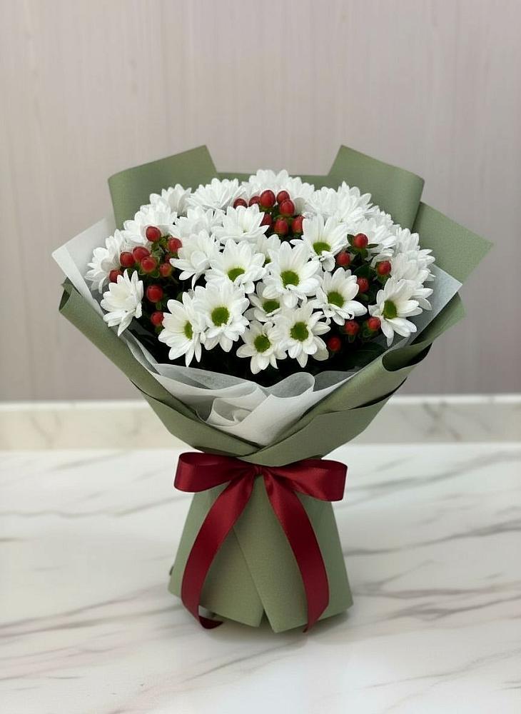 Букет цветов из: Хризантемы в Быкогорке