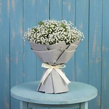 Букет цветов из:  Гипсофила в Быкогорке