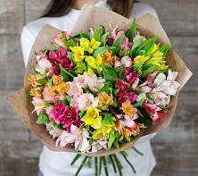 Букет цветов из:  Альстромерии #REPLACE_PRED# Быкогорке