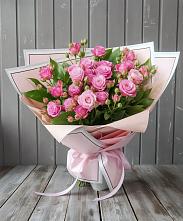 Букет Розовый кустик #REPLACE_PRED# Быкогорке