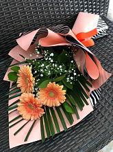 Букет цветов из:  Герберы #REPLACE_PRED# Быкогорке