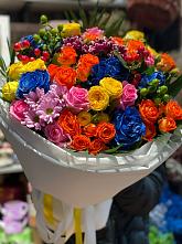 Букет цветов из:  Розы и Хризантемы #REPLACE_PRED# Быкогорке