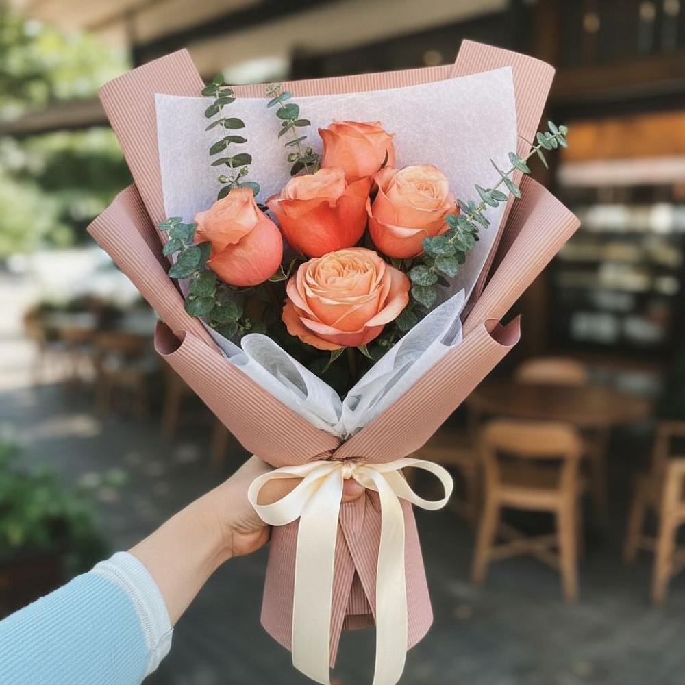 Букет цветов из: Розы в Быкогорке