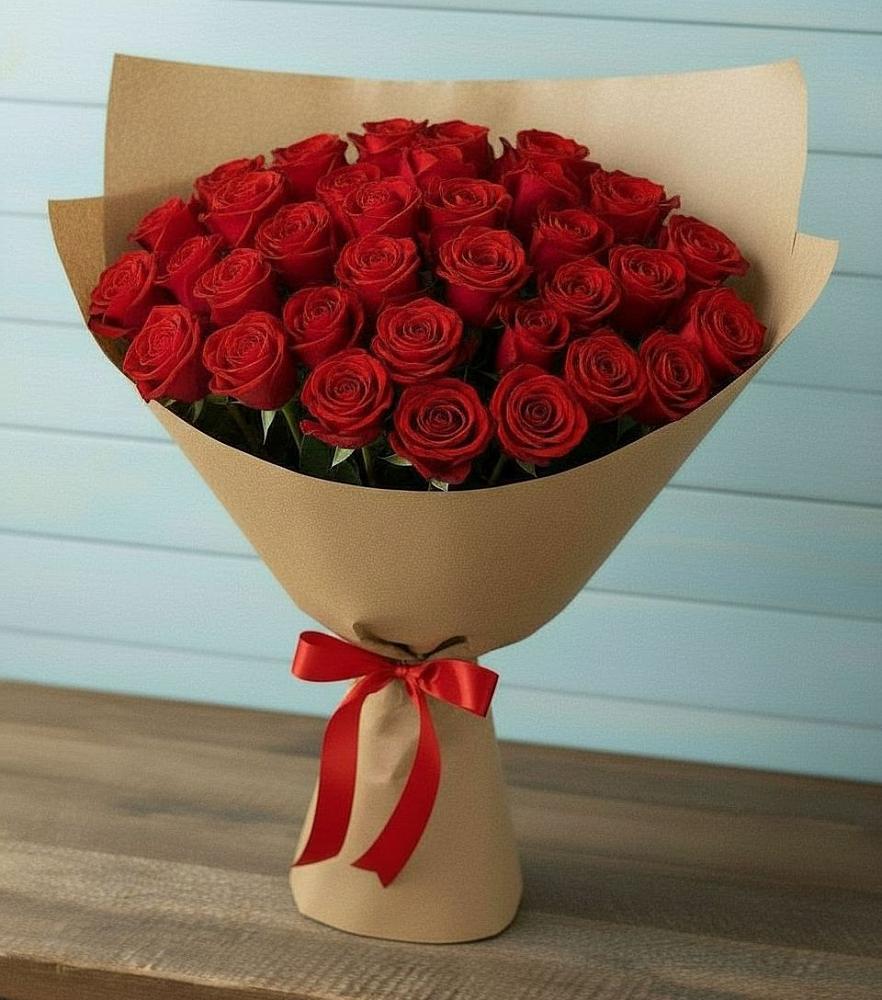 Букет Красные розы Милано в Быкогорке