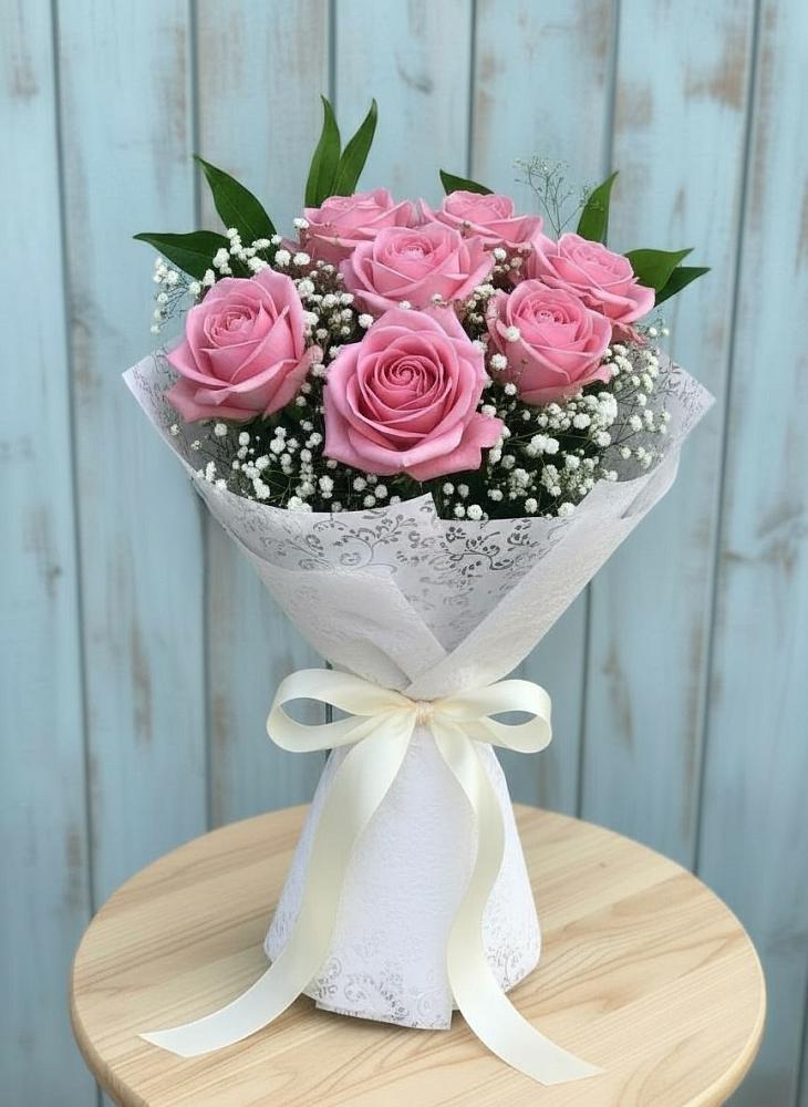 Букет цветов из: Розы в Быкогорке