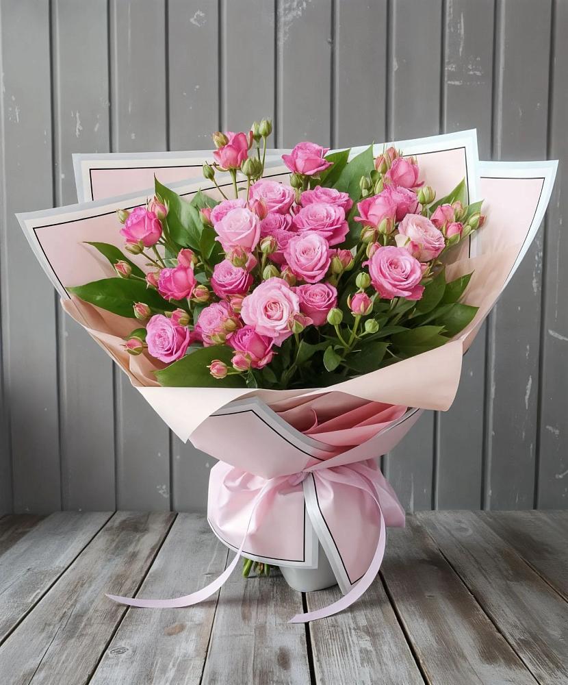 Букет Розовый кустик в Быкогорке