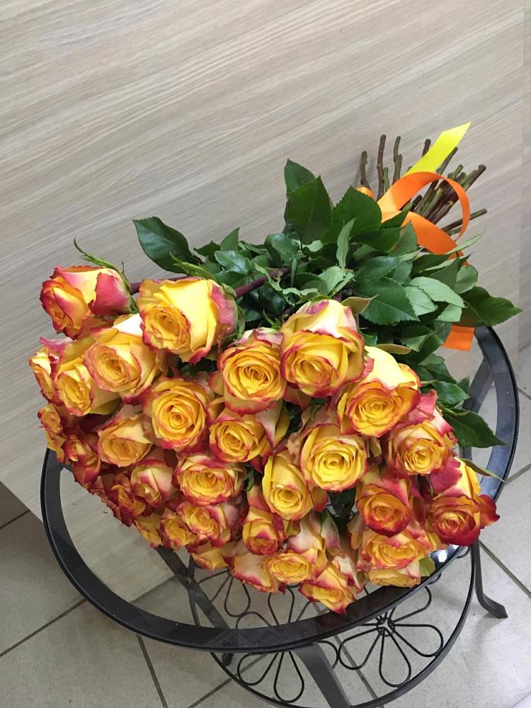 Букет Желтые розы в Быкогорке