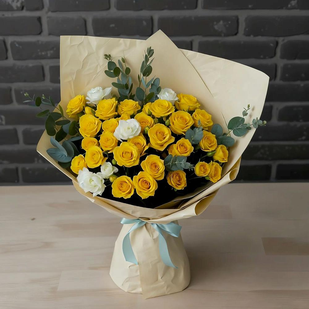 Букет цветов из: Розы в Быкогорке