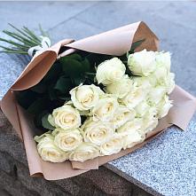 Букет Белые розы Анастасия #REPLACE_PRED# Быкогорке