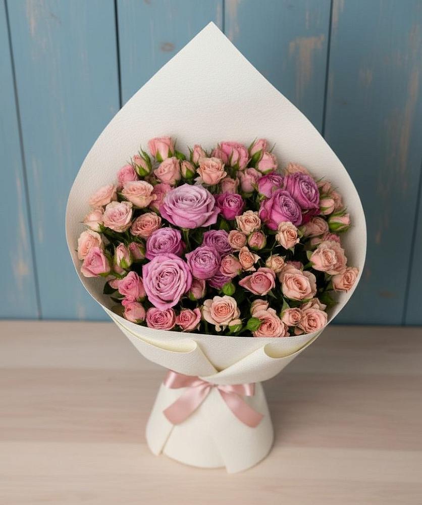 Букет цветов из: Розы в Быкогорке