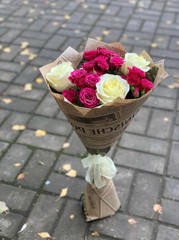 Букет цветов из: Розы в Быкогорке